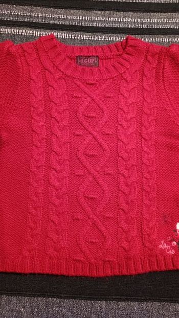 Pull à torsades, La Compagnie des Petits, 4 ans