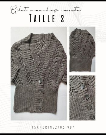 Gilet manches courte