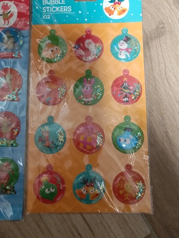 Lot de 24 stickers noël - photo numéro 4