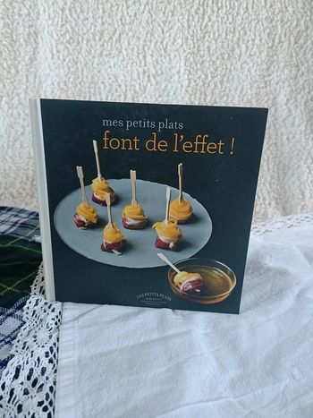 Livre de cuisine mes petits plats font de l'effet