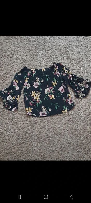 Blouse fleuri Bershka