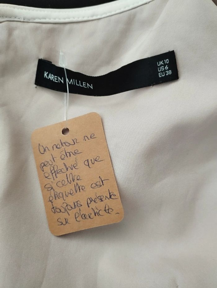 Robe Karen Millen avec "dentelle" taille 38 - photo numéro 11