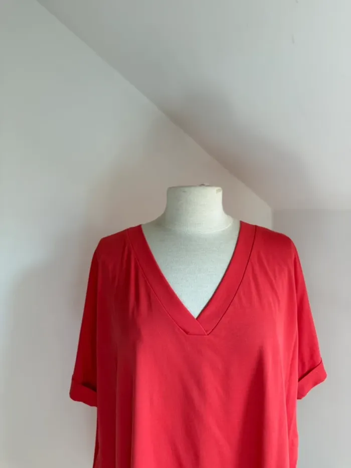 Superbe Blouse fluide neuve Violeta par Mango xxl 52 54 - photo numéro 2