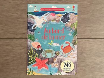 Livre d’autocollants Au bord de la mer Usborne 3+