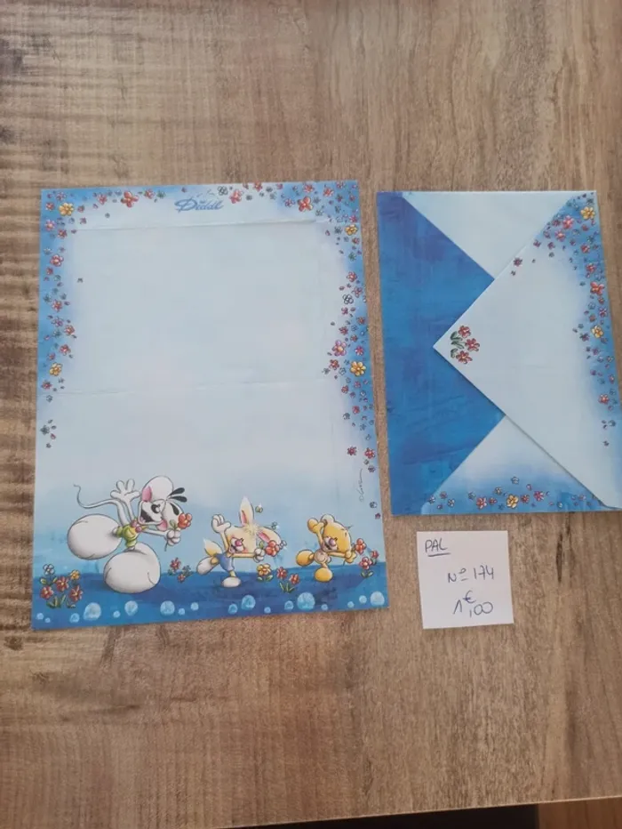 Papier à lettre Diddl 174 1,00€