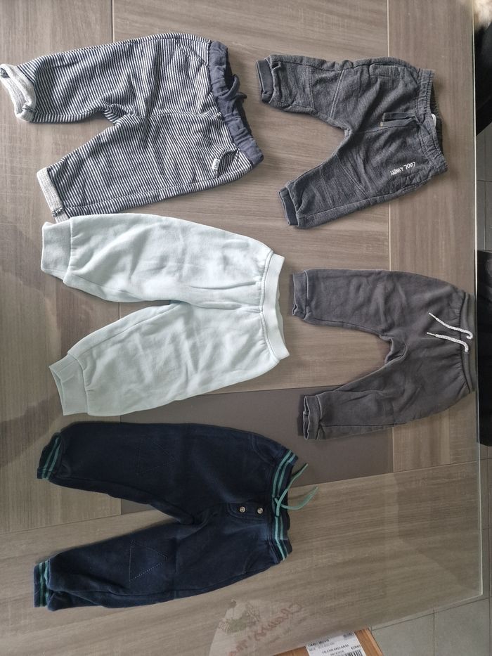 5 pantalons de jogging
