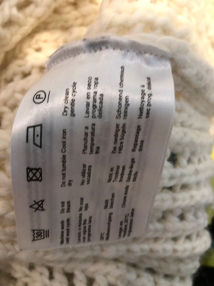 Esprit pull blanc cassé taille M - photo numéro 7