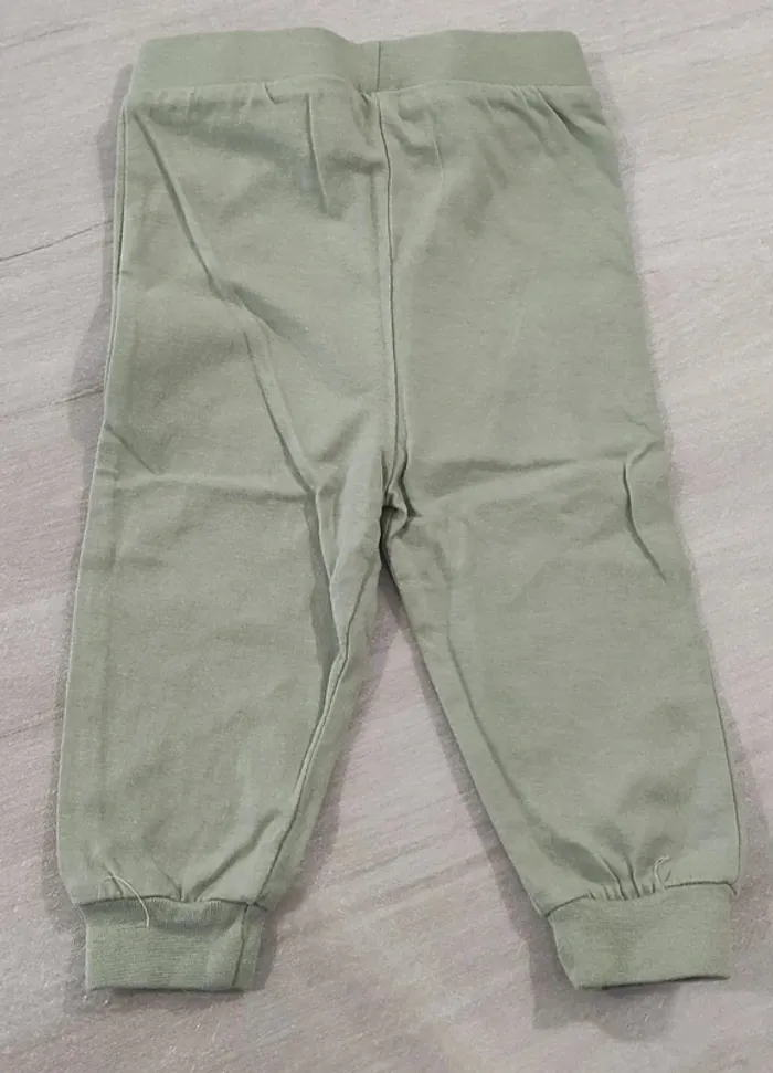 Pyjama deux pièces kaki/gris bébé garçon 6 mois Disney Baby - photo numéro 3