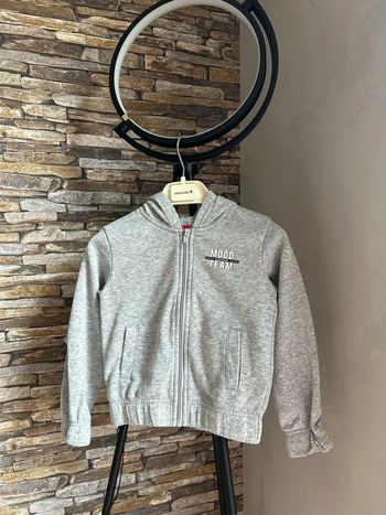 Gilet à capuche zippé fille 5ans