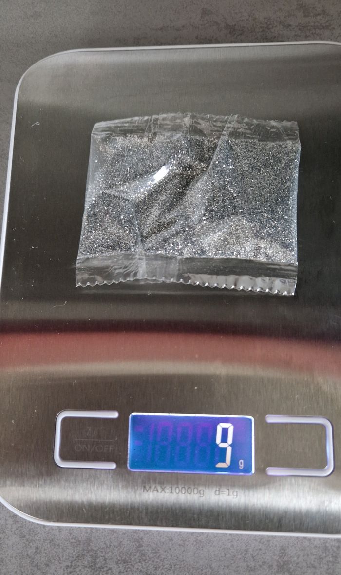 Paillettes argentées - NEUVES - photo numéro 2