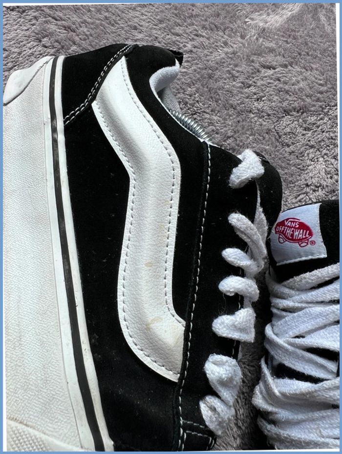 Vans Knu Skool Noir et Blanc – Pointure 42,5 Homme Streetwear - photo numéro 9