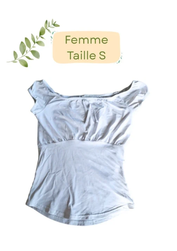 T-shirt blanc - Femme Taille S