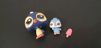 Littlest Pets Shop année 2006 Duo maman et bébé pingouin