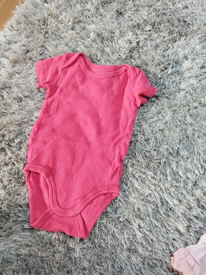 Lot de body bébé fille manche courte été 6 mois sergent major - photo numéro 6