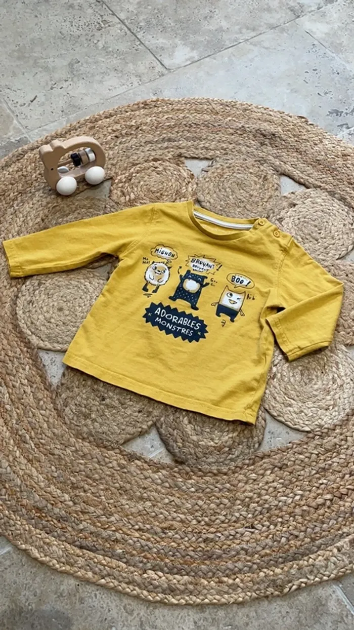 T-shirt manches longues 18 mois