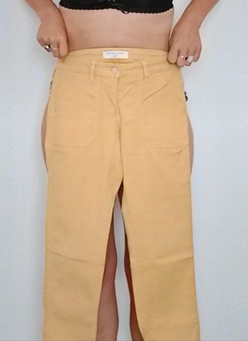 Pantalon jean slim uni jaune IKKS taille 36