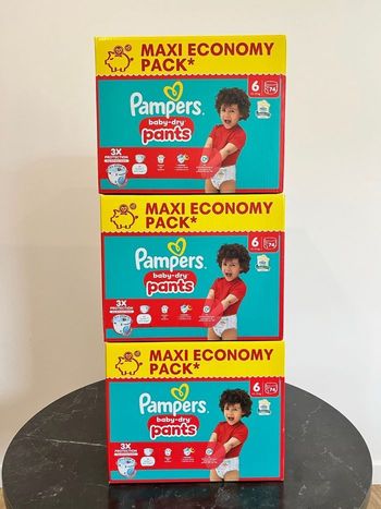 Pampers Baby-Dry Pants 6 (222 couches)