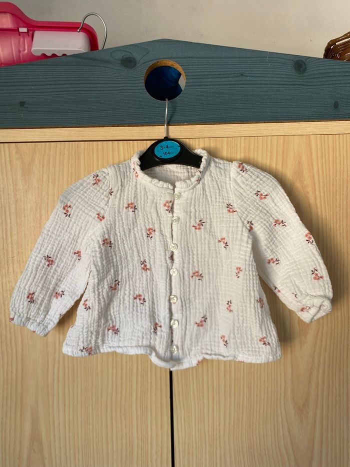 Chemisier à motifs fleurs 18 mois