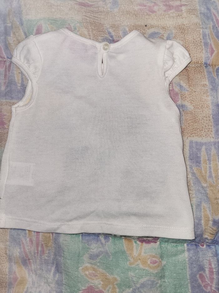 Tee-shirt fille 6 mois - photo numéro 4