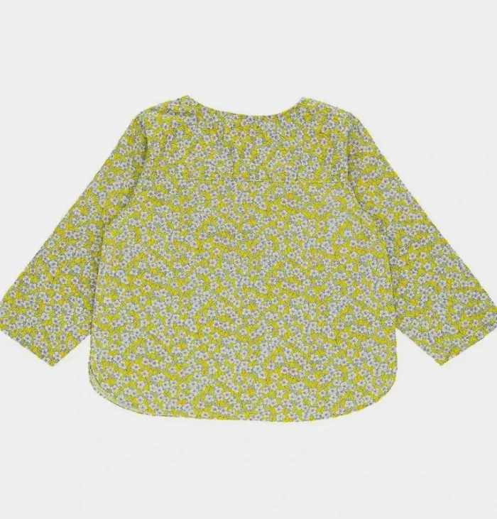 Blouse à manches longues 12-24 mois en coton La Petite Collection - photo numéro 2