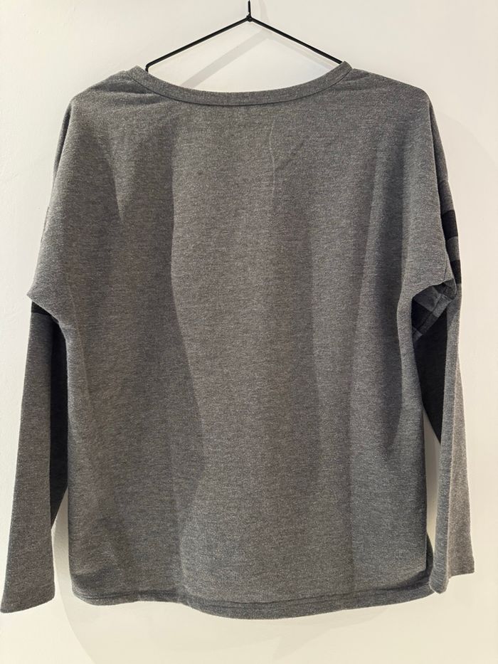Pull gris - H&M - photo numéro 3