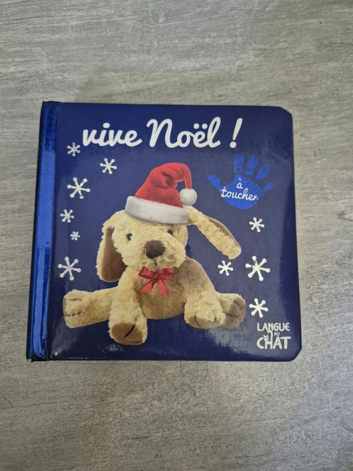 Livre vive noel Langue de chat
