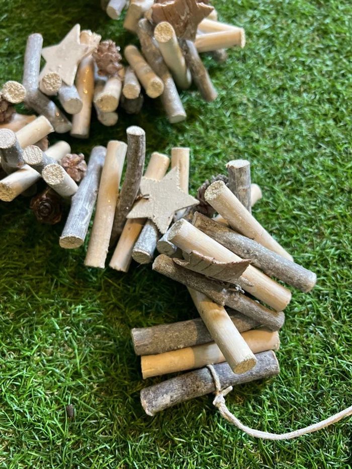 Guirlande en bois flottant - 1 M - NEUF - photo numéro 3