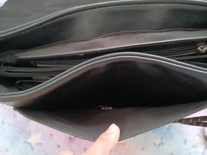 Sac à main bandoulière noir MOA - photo numéro 4
