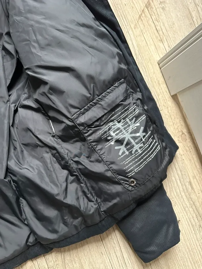 Doudoune noir Zara cintrée M - photo numéro 6