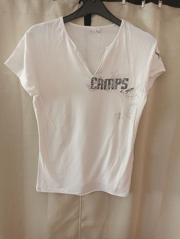 Tee Shirt manches courtes femme taille M/38 Camps 