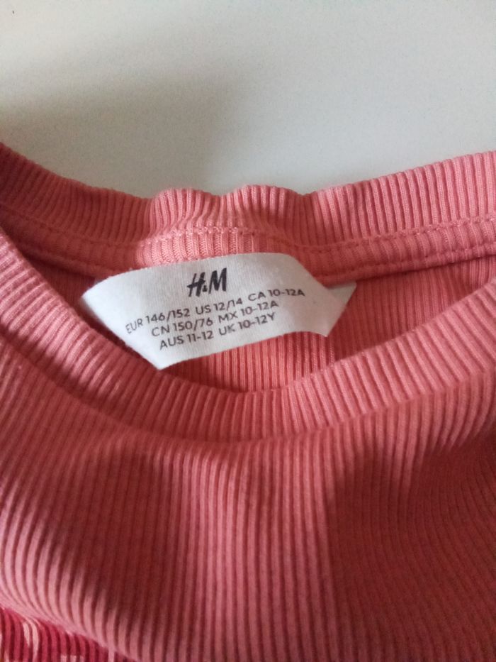 Tee-shirt manches courtes, 10 ans, HetM - photo numéro 2