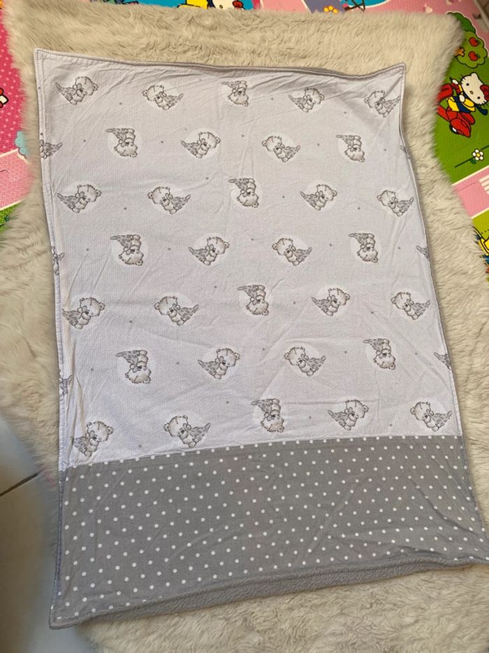 Couverture bébé ourson intérieur polaire