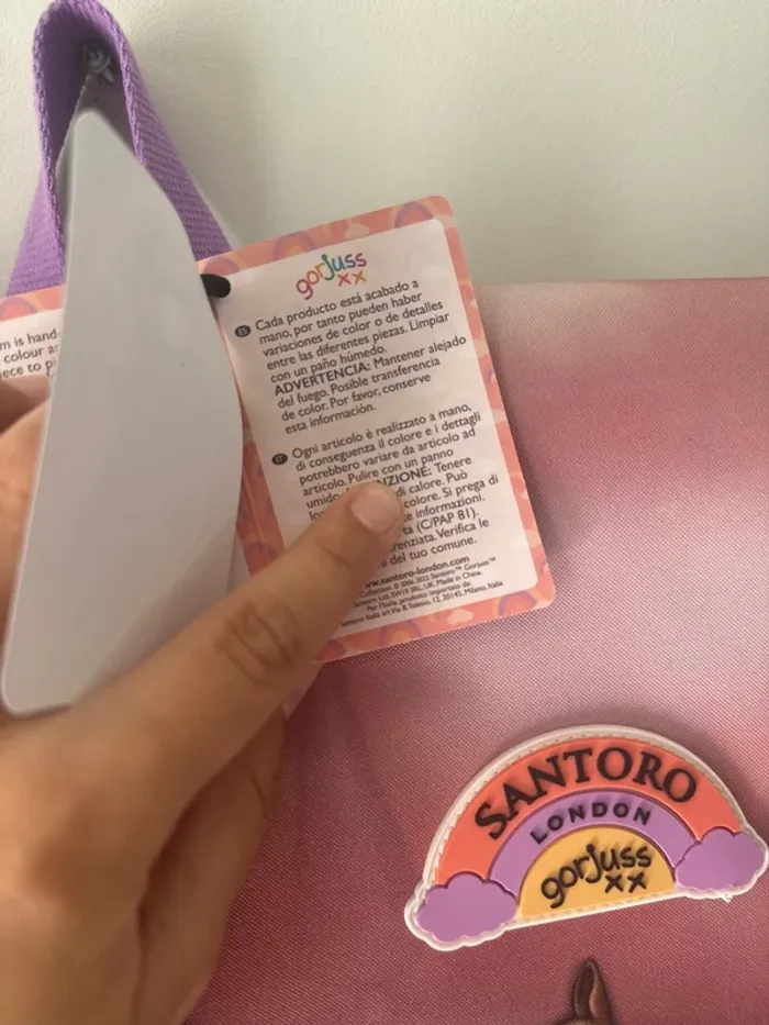 🎒sac à dos - santoro london gorjuss- neuf avec étiquette - finition à la maison - photo numéro 7
