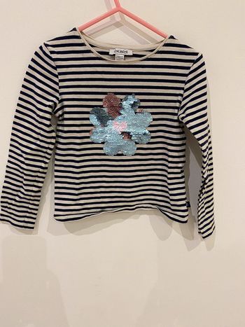 Sweat avec fleurs Seguin okaidi 5 ans