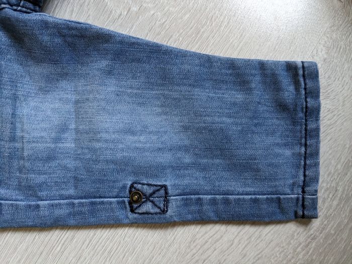 Ensemble jean et chemise à carreaux bébé 6 mois - photo numéro 6