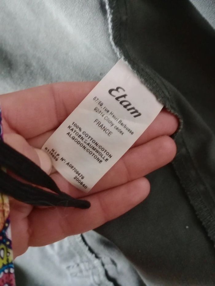 Trench kaki etam taille 36 P - photo numéro 6