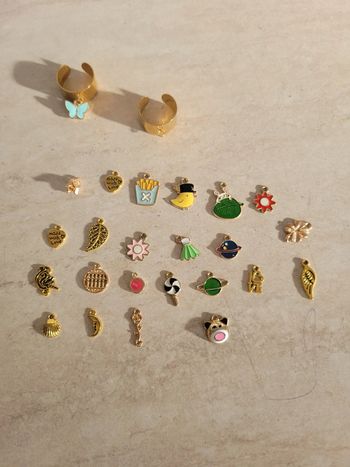 Bague a breloques selon votre choix