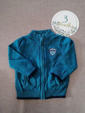 Gilet bleu turquoise