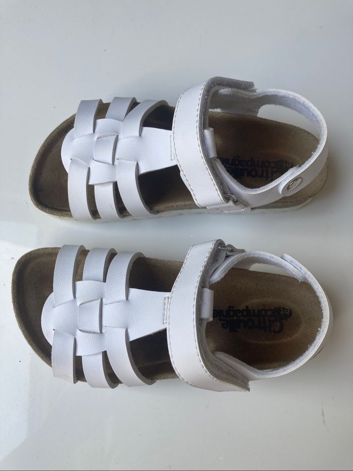 Sandales blanches fille Citrouille et Compagnie - taille 29 - photo numéro 2