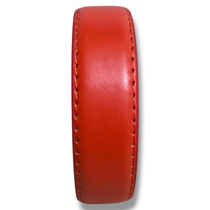 Ceinture cuir synthétique - Orange taille 115 - photo numéro 5