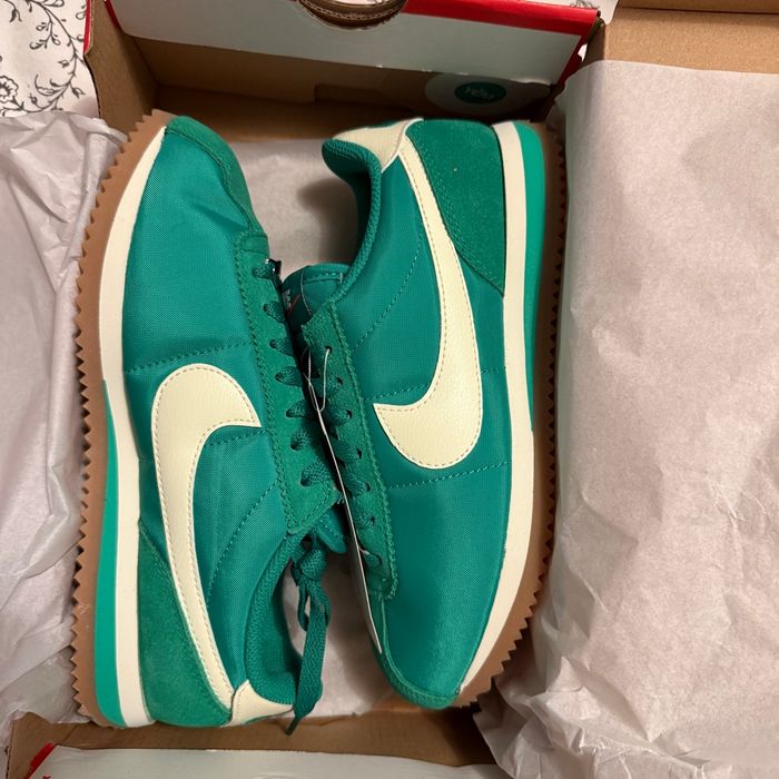 Basket Nike Cortez verte - photo numéro 7
