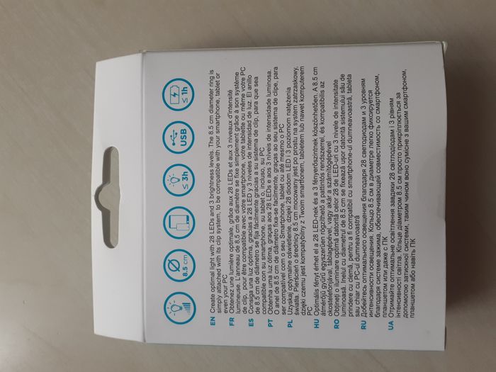 Anneau lumineux pour smartphone - Qilive 4659 - NEUF - photo numéro 4