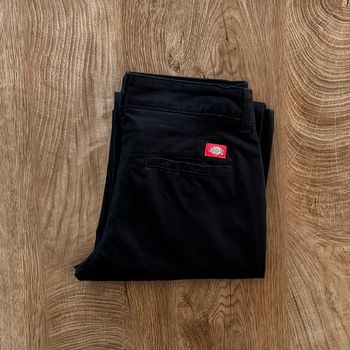 Pantalon évasé/flare/bootcut noir Dickies, femme, taille 2 R (W 26 = 36 taille française)