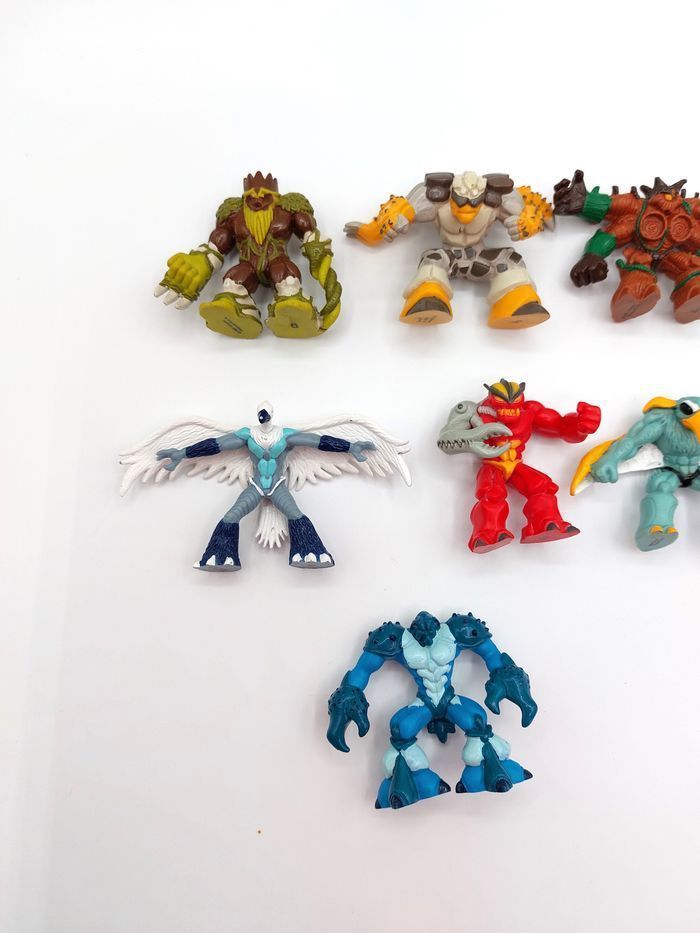 Lot de 7 figurines Gormiti Giochi Preziosi 2007, une sans date - collection Gormitis - photo numéro 2