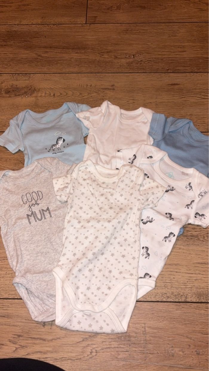 Lot body manche courte