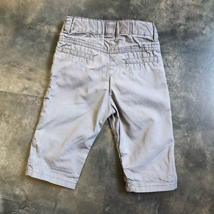 Pantalon fille coton gris 3 mois Obaibi - photo numéro 3