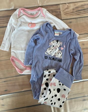 Lot 2 bodies fille 6 mois