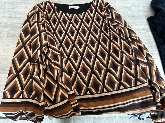 lot 6 vêtements femme taille L-40 short blouse haut robe débardeur pull - photo numéro 6