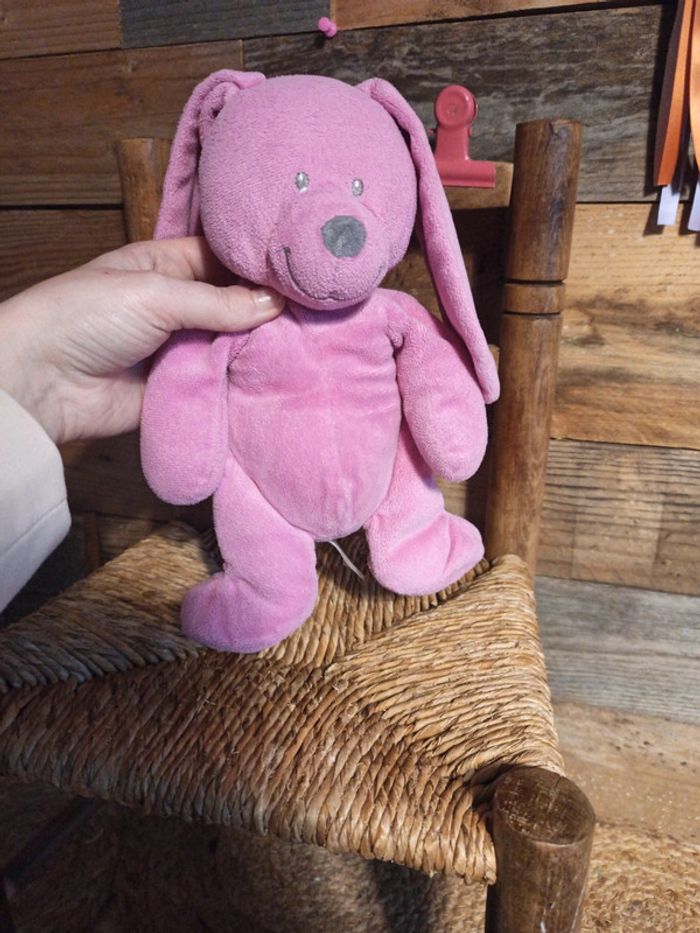 Peluche chien rose Simba toys tbe - photo numéro 4