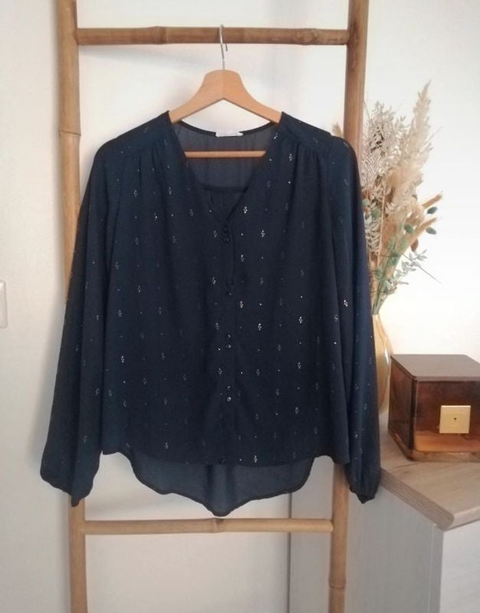 Blouse bleue
